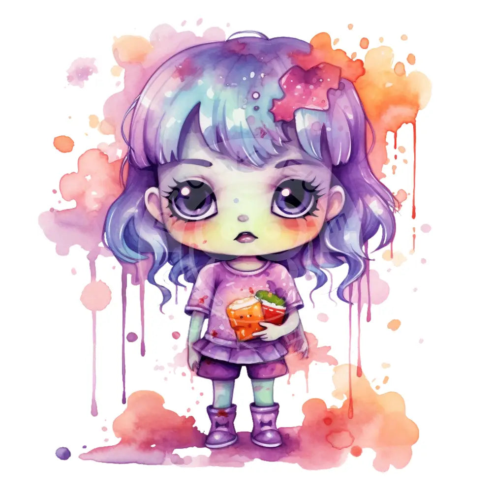 Bügelbild Kawaii Zombie 467-15