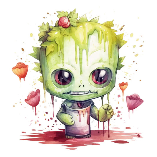 Bügelbild Kawaii Zombie 467-16