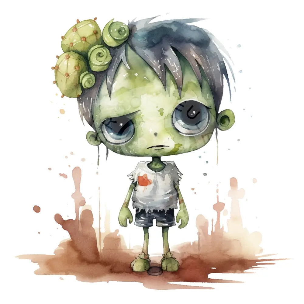 Bügelbild Kawaii Zombie 467-17