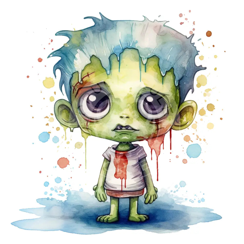 Bügelbild Kawaii Zombie 467-18