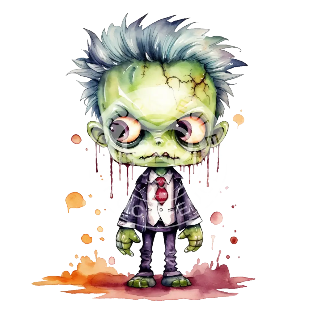 Bügelbild Kawaii Zombie 467-20