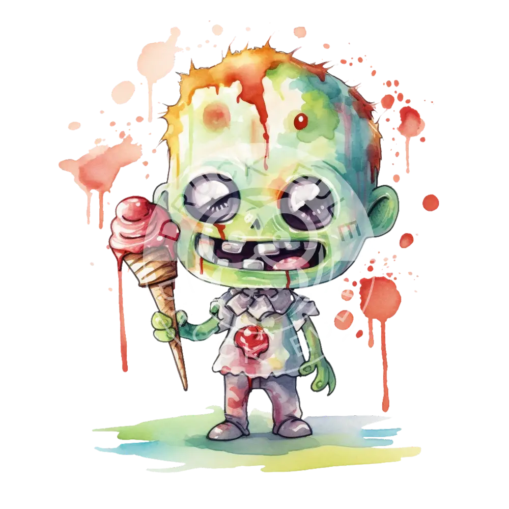 Bügelbild Kawaii Zombie 467-22