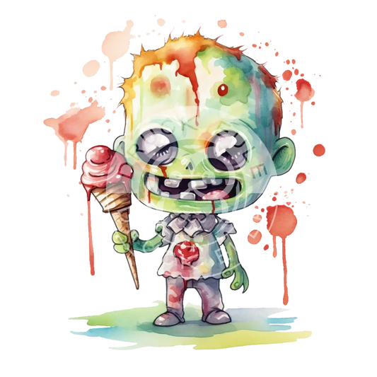 Bügelbild Kawaii Zombie 467-22