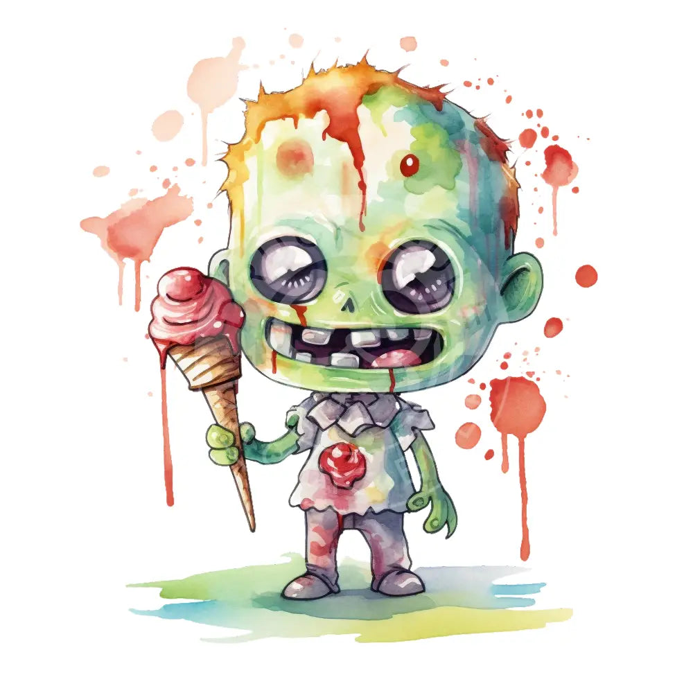 Bügelbild Kawaii Zombie 467-22
