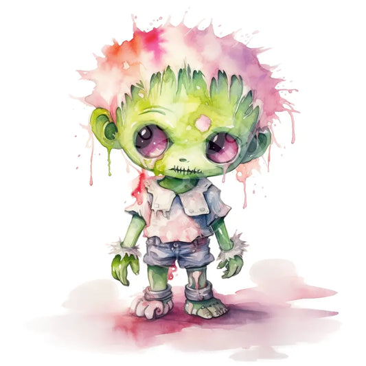 Bügelbild Kawaii Zombie 467-23