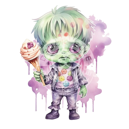 Bügelbild Kawaii Zombie 467-3