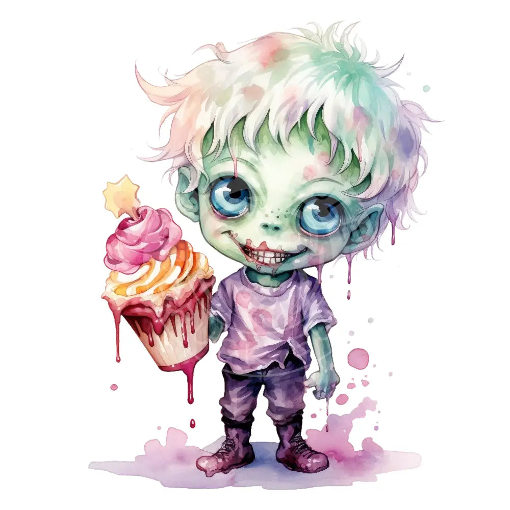 Bügelbild Kawaii Zombie 467-9