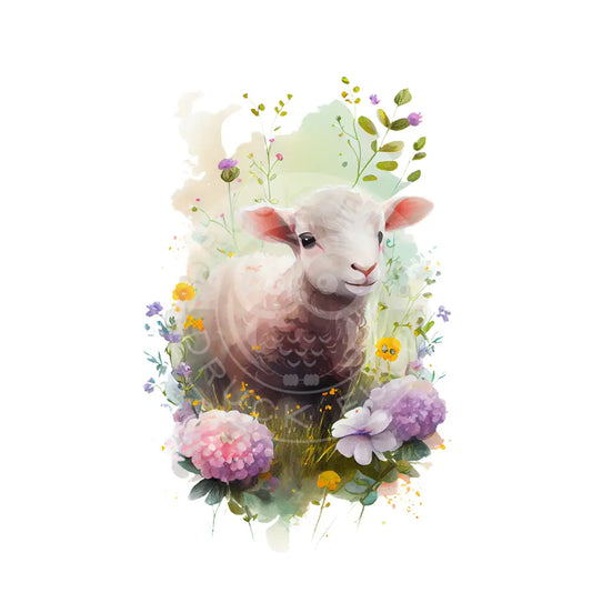 Bügelbild Lamm 17-2