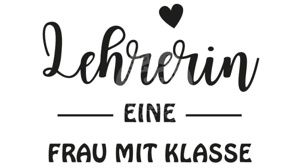 Bügelbild LEHRERIN EINE FRAU MIT KLASSE 1