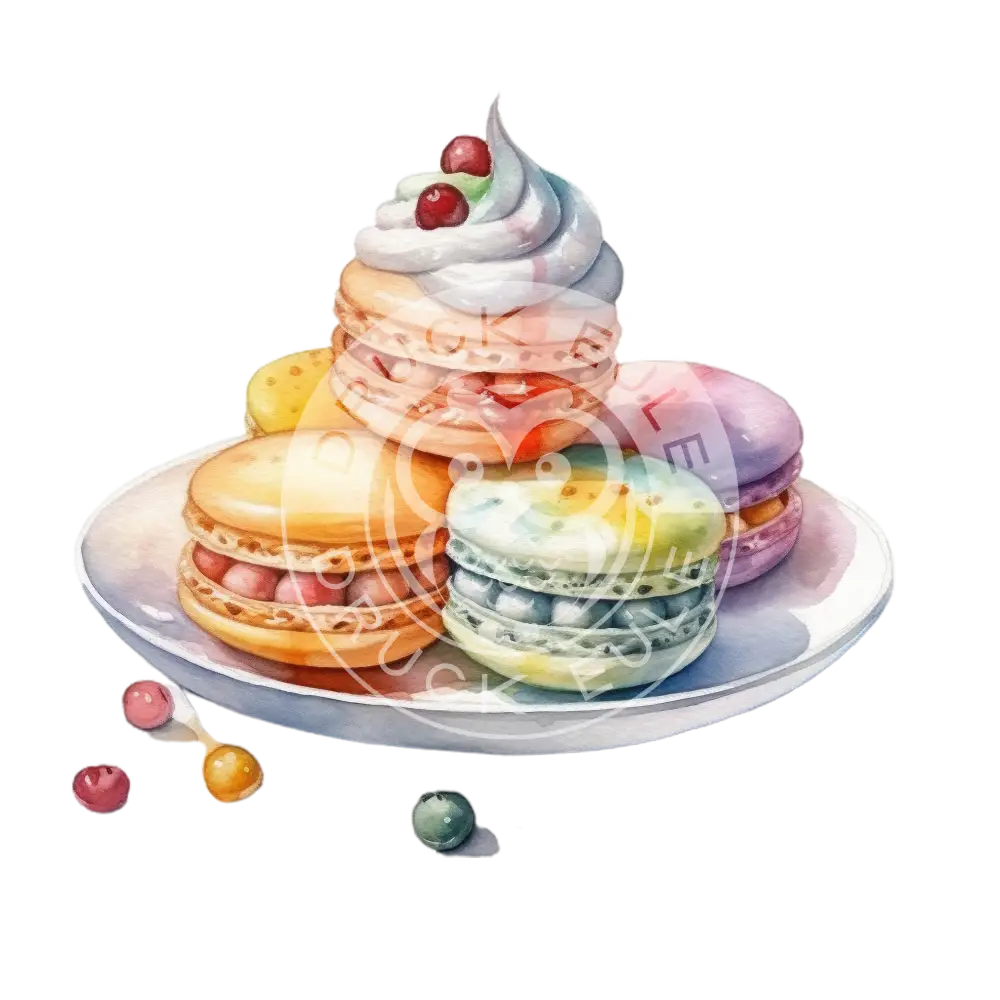 Bügelbild Macaron 111-25