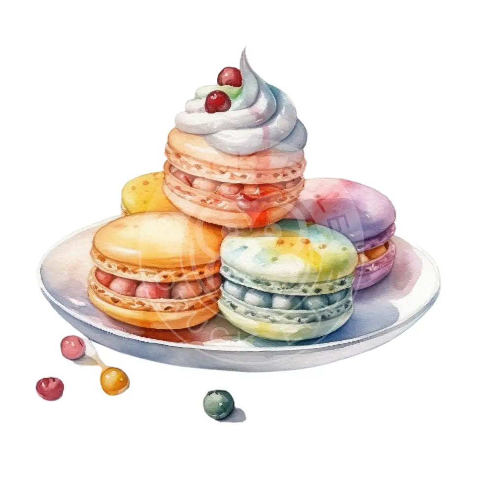 Bügelbild Macaron 111-25