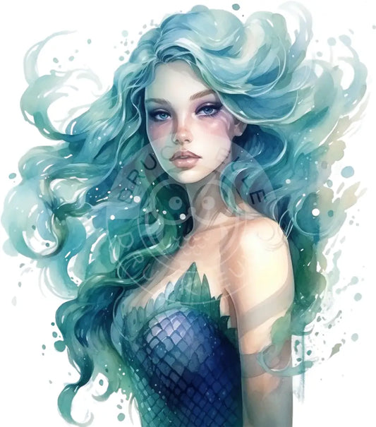 Bügelbild Meerjaungfrau 1078-16