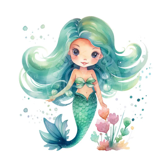 Bügelbild Meerjaungfrau 1086-10