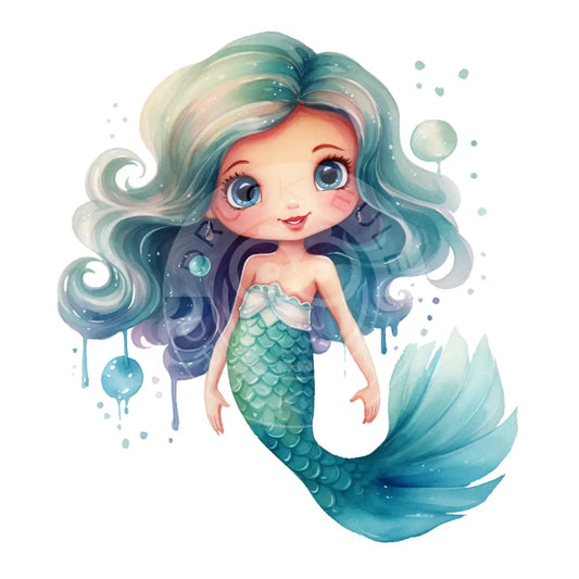 Bügelbild Meerjaungfrau 1086-7
