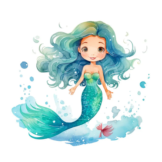 Bügelbild Meerjaungfrau 1086-9