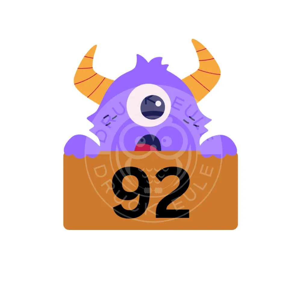 Bügelbild Monster oh 86-104 Bügelbild