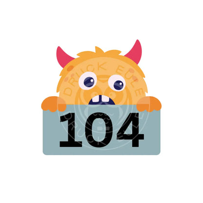 Bügelbild Monster1 - 86-104