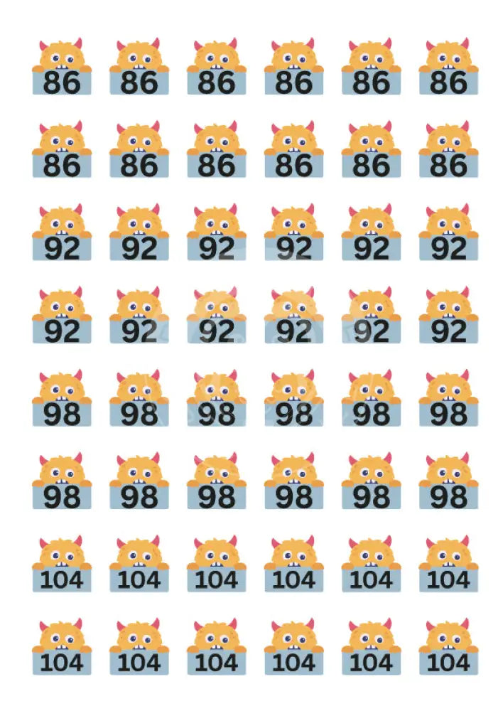 Bügelbild Monster1 - 86-104