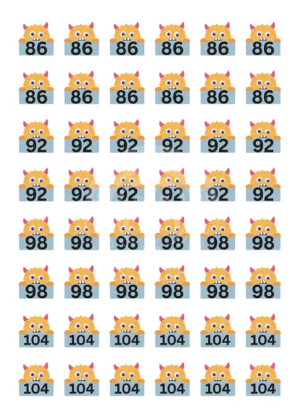 Bügelbild Monster1 - 86-104