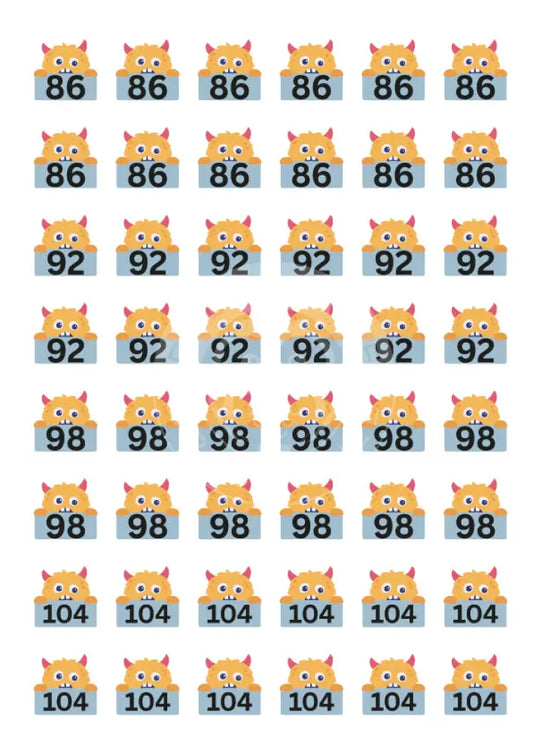 Bügelbild Monster1 - 86-104