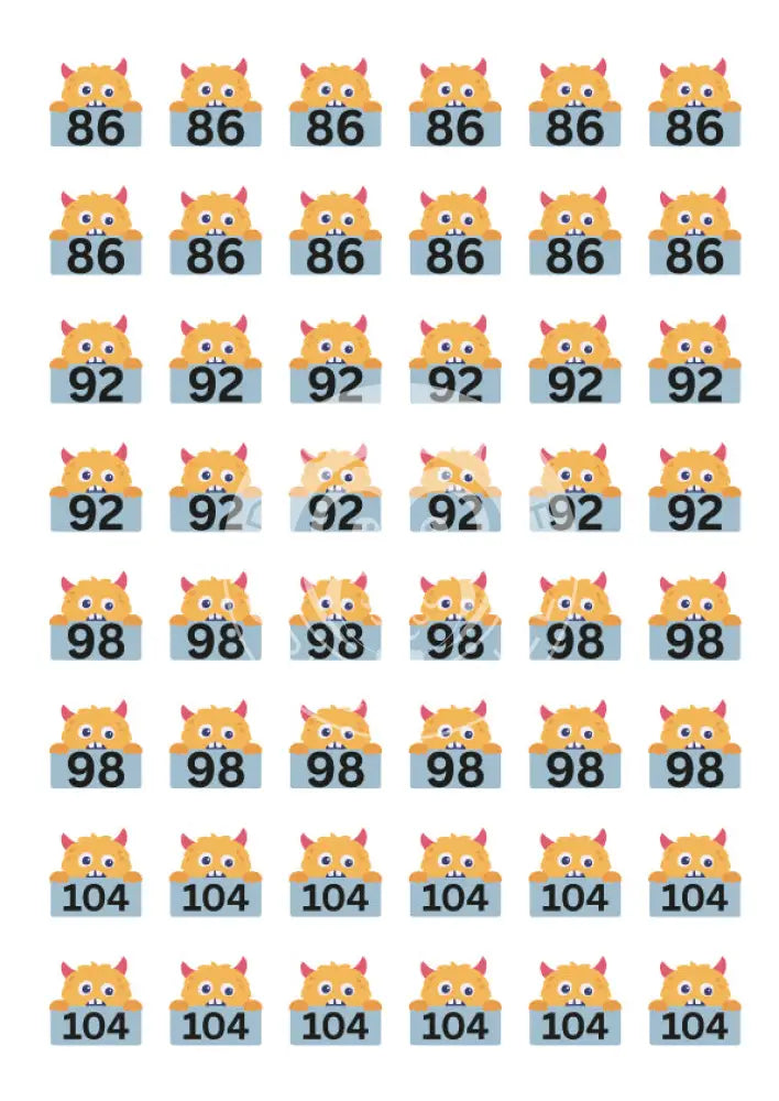 Bügelbild Monster1 - 86-104
