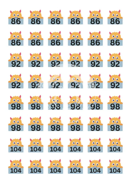 Bügelbild Monster1 - 86-104