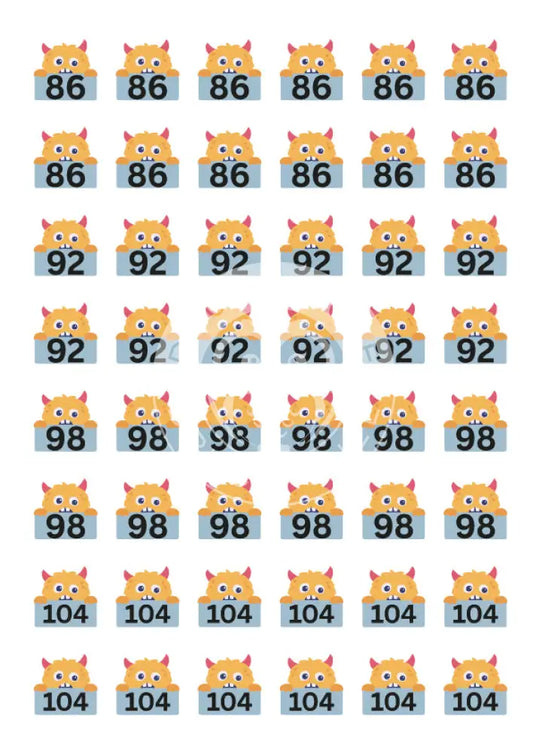 Bügelbild Monster1 - 86-104