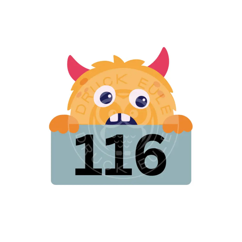 Bügelbild Monster2 - 110-122 Bügelbild