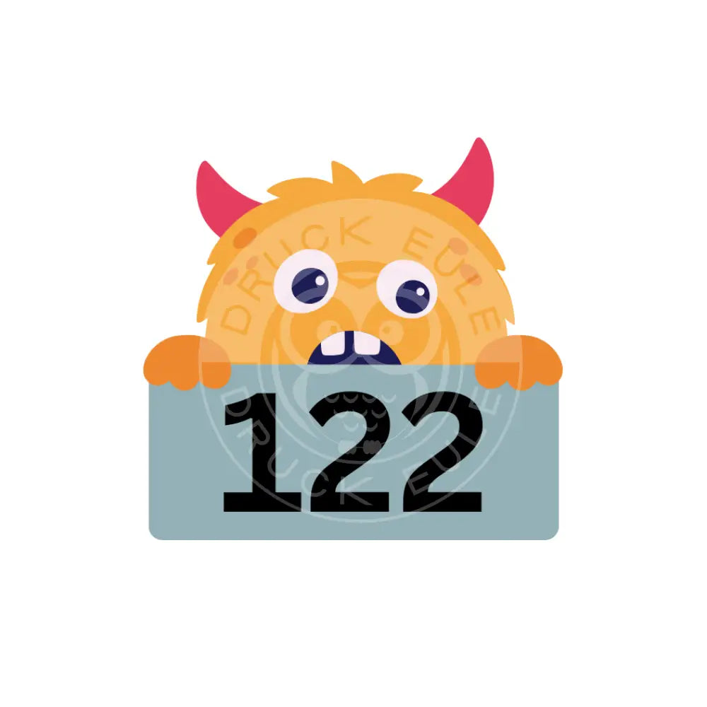 Bügelbild Monster2 - 110-122