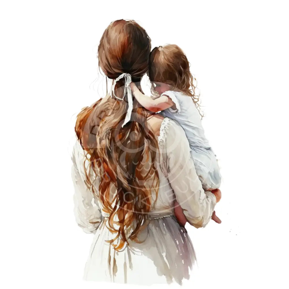 Bügelbild Mutter Und Tochter 153-14A