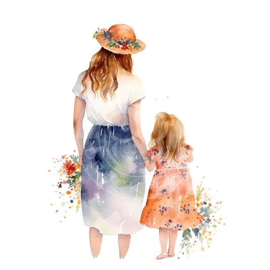 Bügelbild Mutter Und Tochter 153-17A