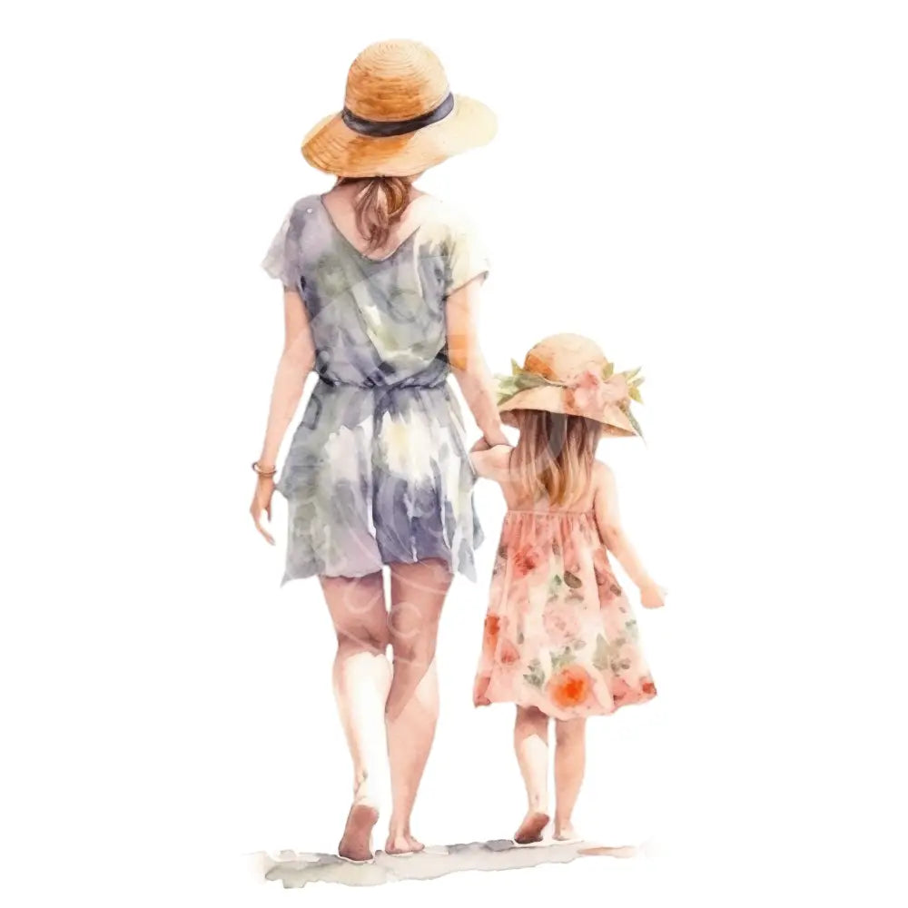 Bügelbild Mutter Und Tochter 153-19A