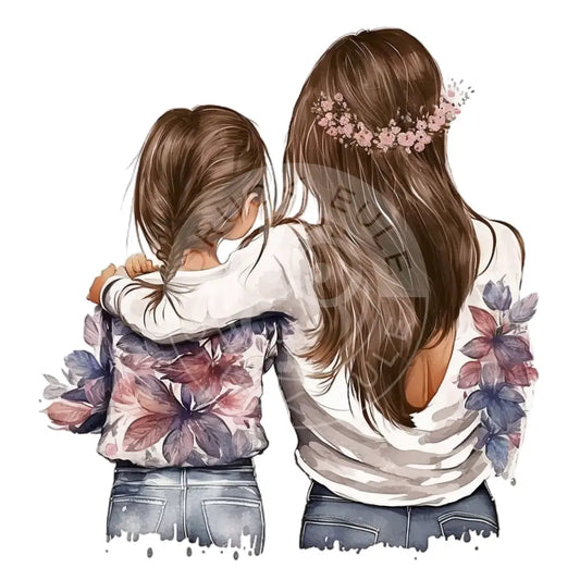 Bügelbild Mutter Und Tochter 153-1A