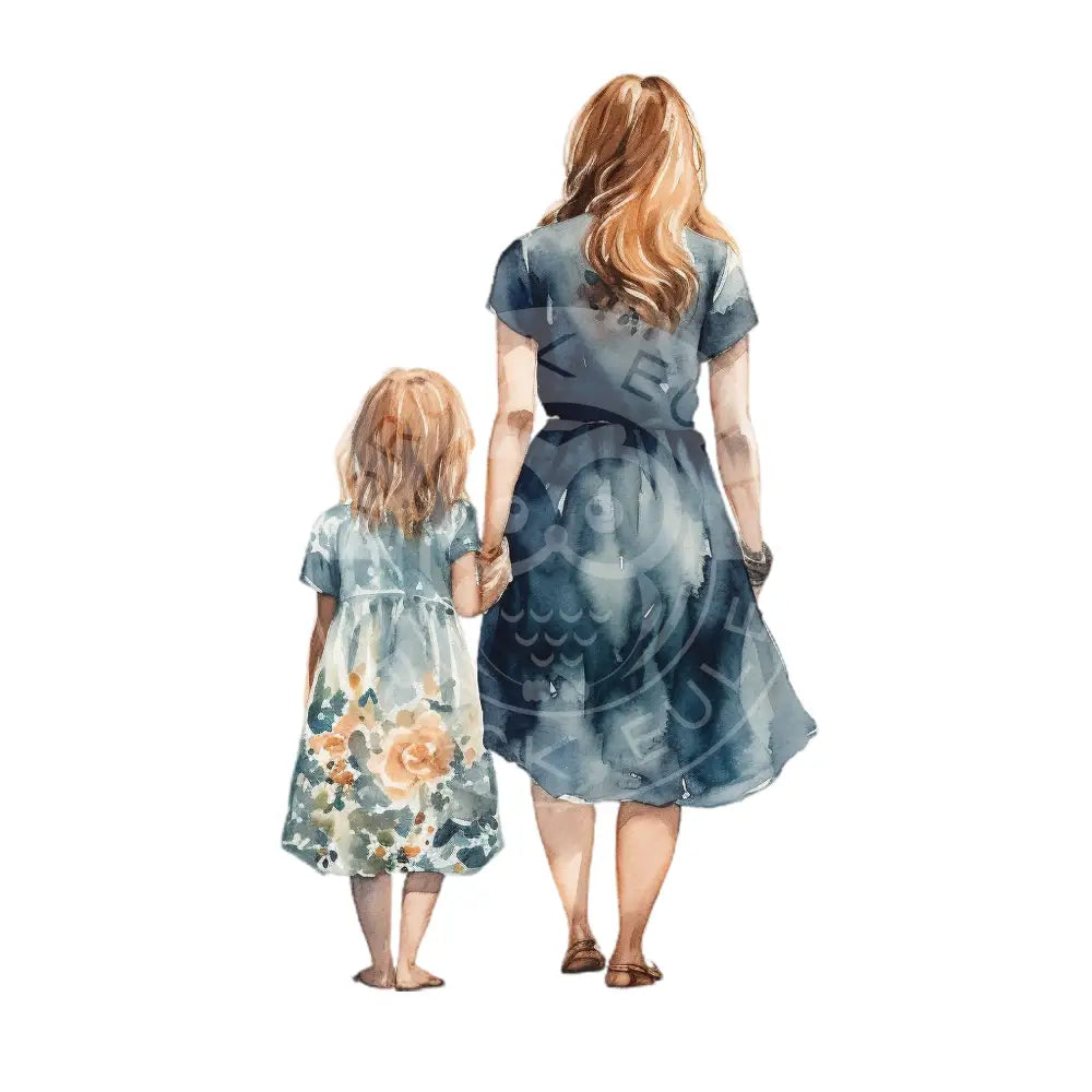 Bügelbild Mutter Und Tochter 153-25A