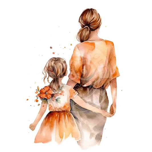 Bügelbild Mutter Und Tochter 153-3A