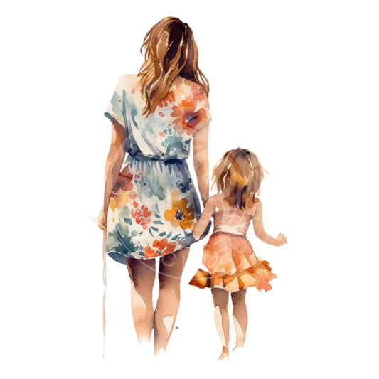 Bügelbild Mutter Und Tochter 153-5A