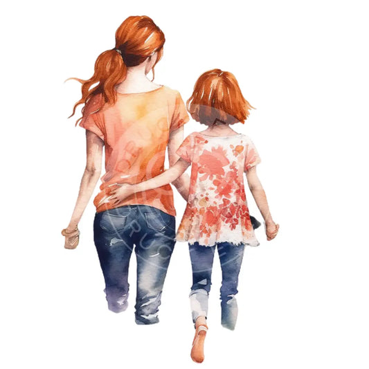 Bügelbild Mutter Und Tochter 153-7A