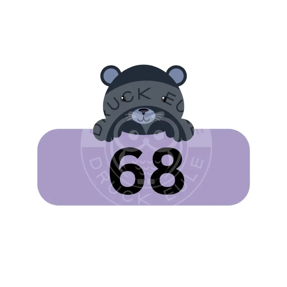 Bügelbild Panter 56-74 Bügelbild