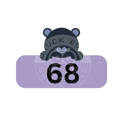 Bügelbild Panter 56-74 Bügelbild