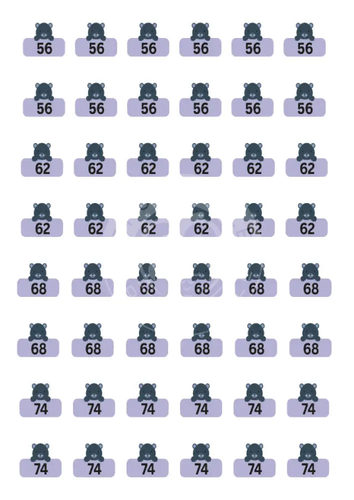 Bügelbild Panter 56-74