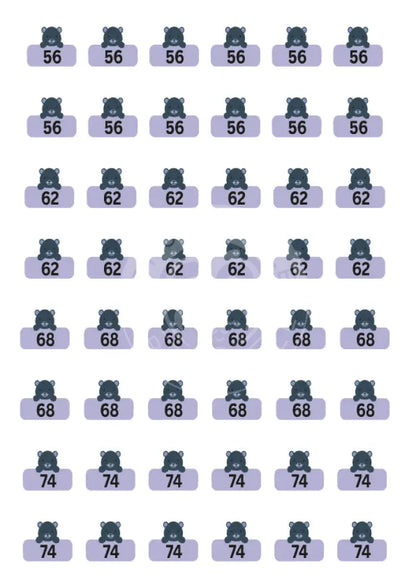 Bügelbild Panter 56-74