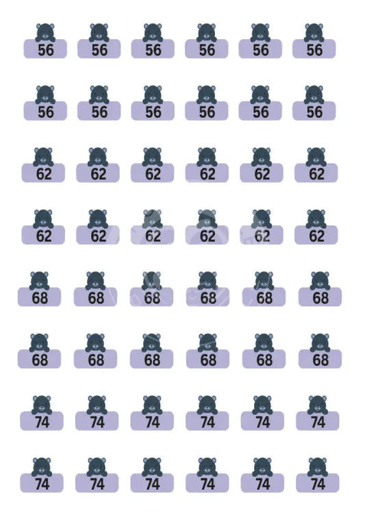 Bügelbild Panter 56-74