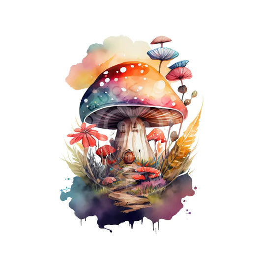 Bügelbild Pilz 21.17