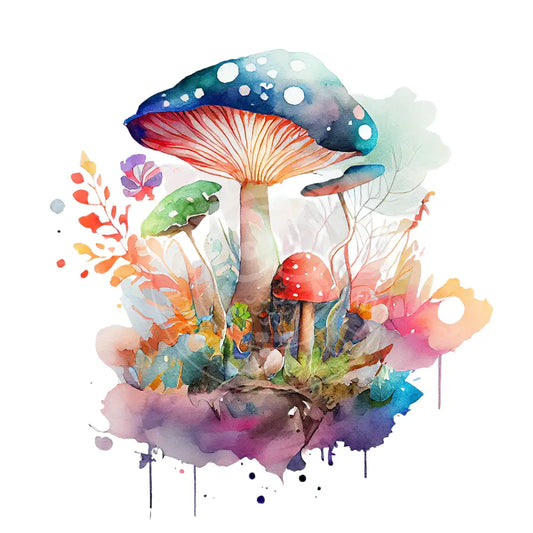 Bügelbild Pilz 21.26