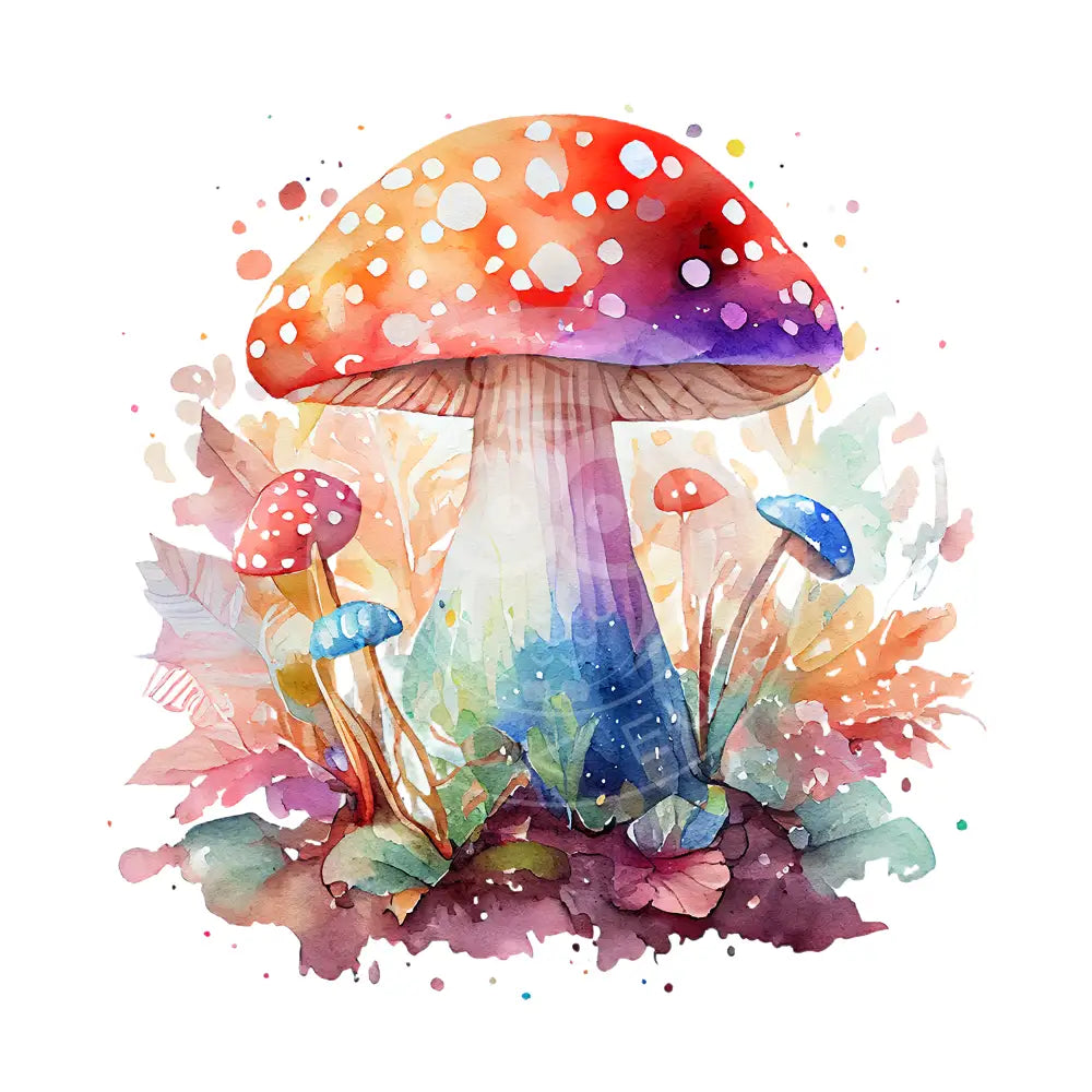 Bügelbild Pilz 21.29