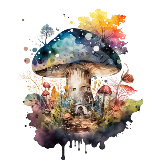 Bügelbild Pilz 21.34