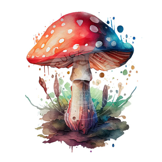 Bügelbild Pilz 21.36