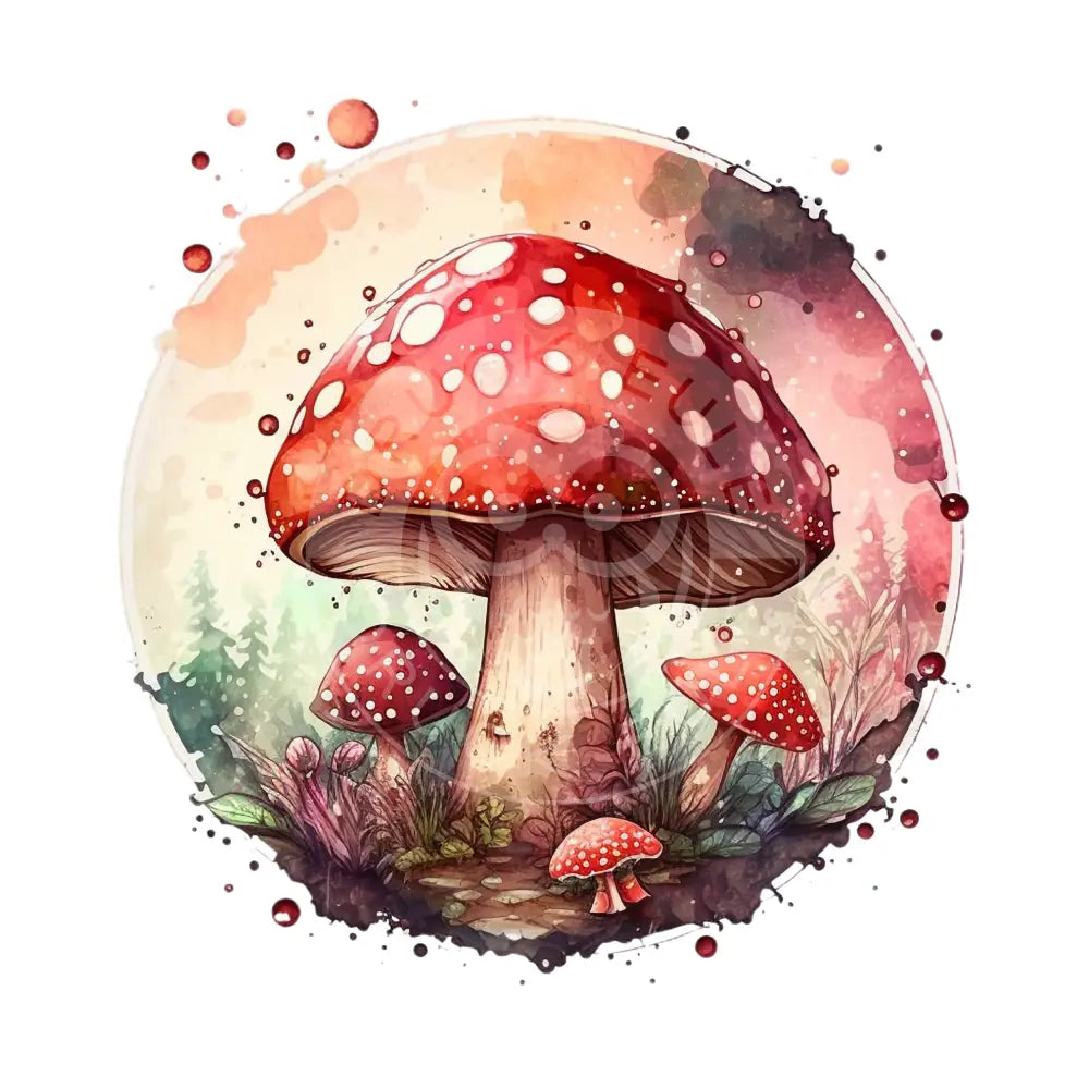 Bügelbild Pilz 21.39