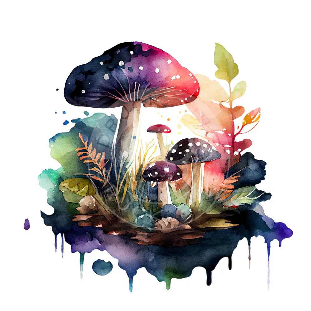 Bügelbild Pilz 21.43
