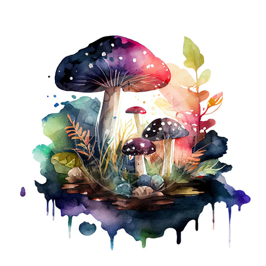 Bügelbild Pilz 21.43